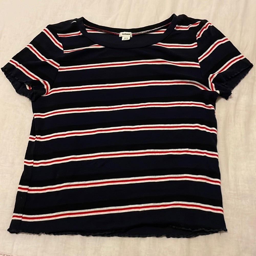 Garage Striped Baby Tee